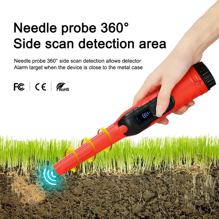 HS-11 LED display waterproof pinpointer metal detector
