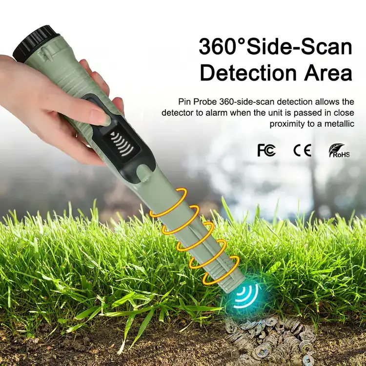 HS-12 signal indicating metal detector pinpointer