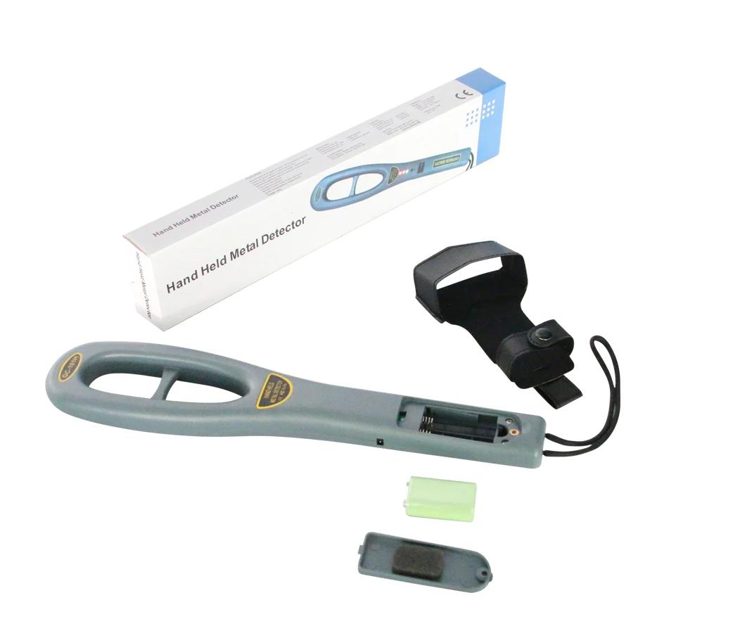 GC-1001h hand held metal detector with packaging