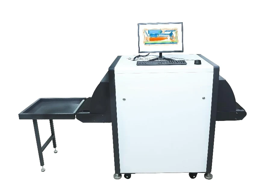 XIS-5030C scanner with conveyor and exit tray