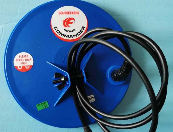 8 inch mono search coil in blue polypropylene housing
