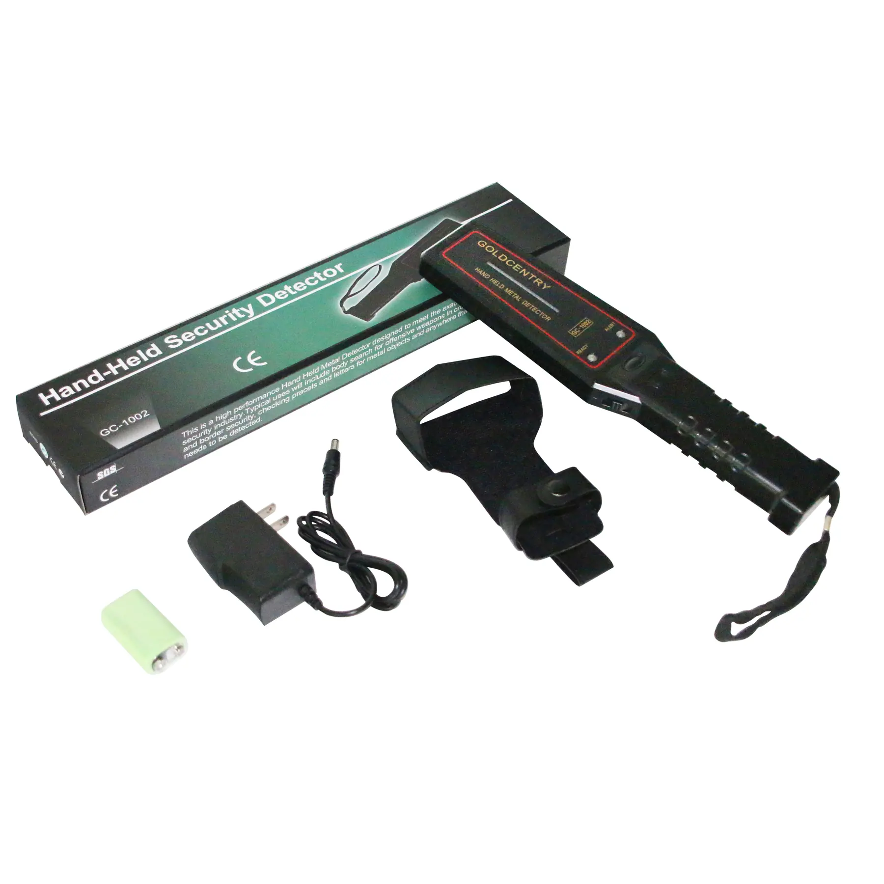 GC-1002 secure wand hand-held metal detector