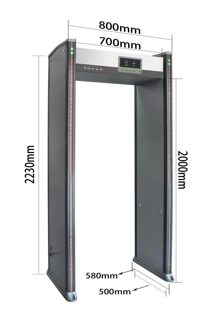 KW-33 zone walk through security metal detector