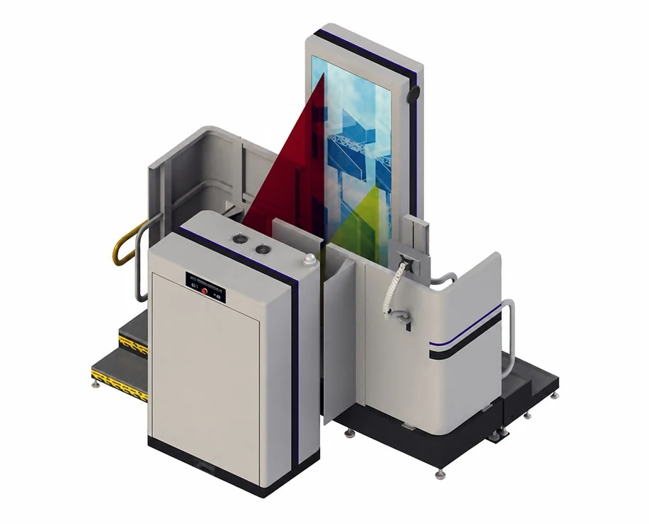 ABX-5010-SC3A-DV dual-view full-body X-ray screening system