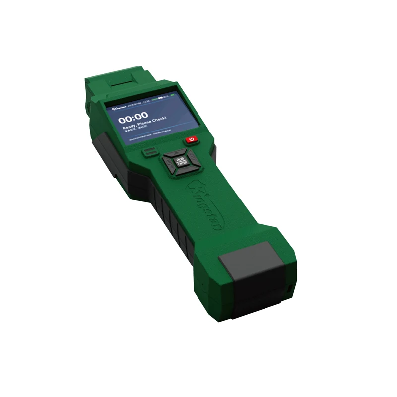 Portable trace explosives detector with heating head