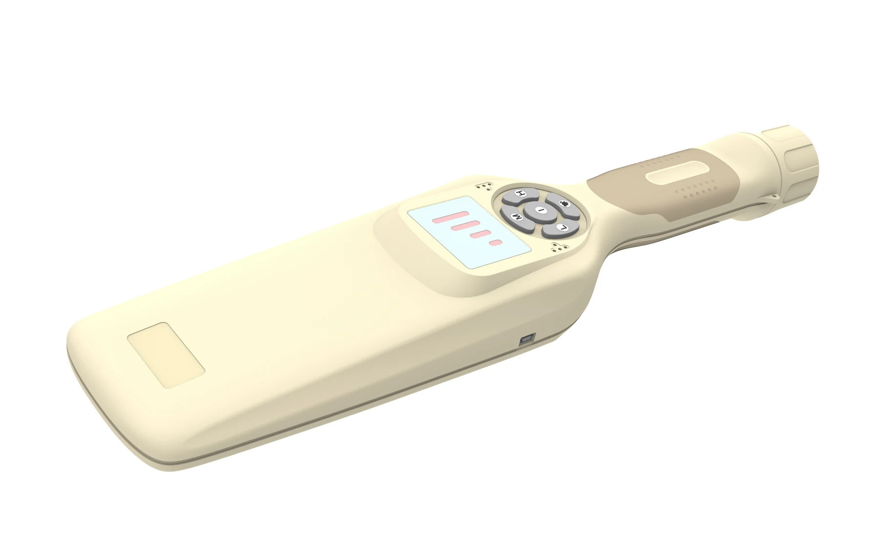 VA300C wand metal detector dimension drawing