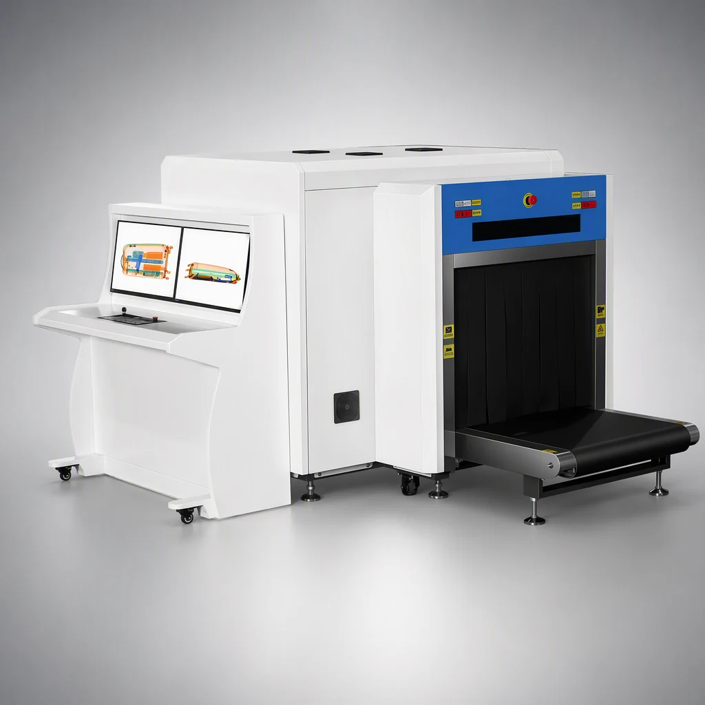 VKJ-8065D dual-view X-ray baggage scanner for large parcels