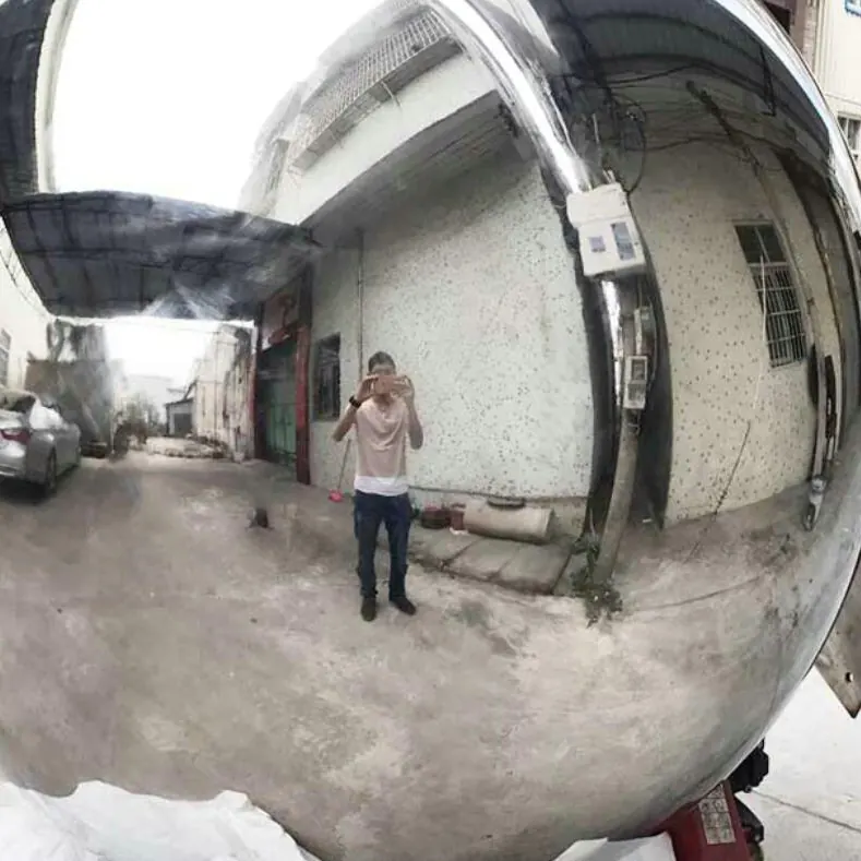 1000mm Large Hollow Steel Spheres Threaded view 2