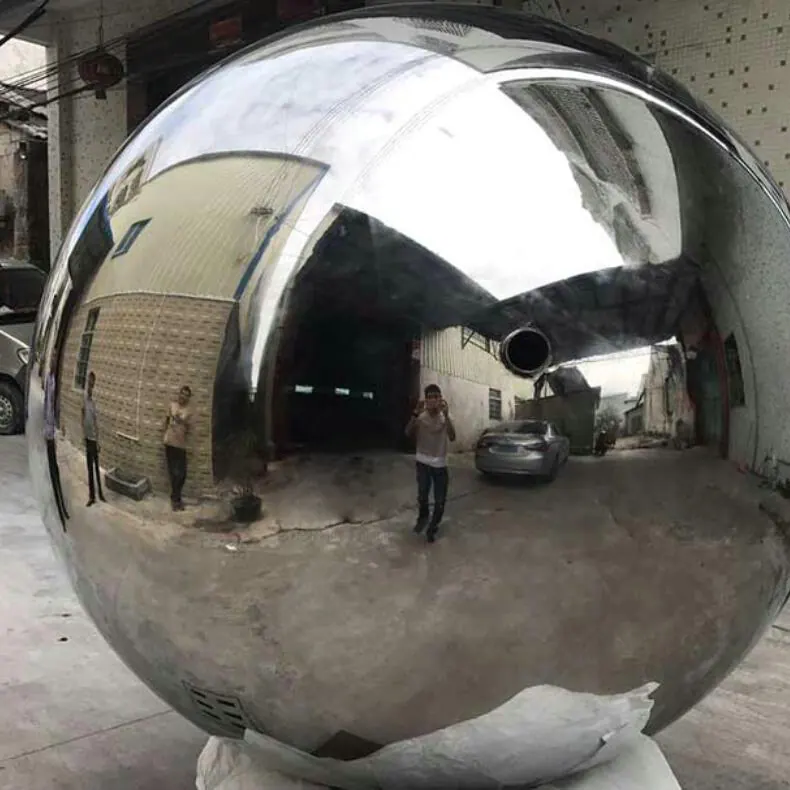 1000mm Large Hollow Steel Spheres Threaded view 4