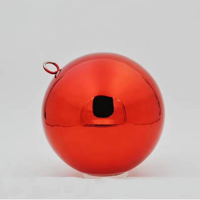 200mm Red Stainless Steel Gazing Ball view 2