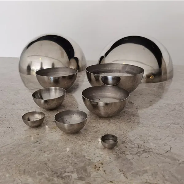20mm 30mm 40mm 300mm Stainless Steel Hemisphere Metal Half Ball view 2