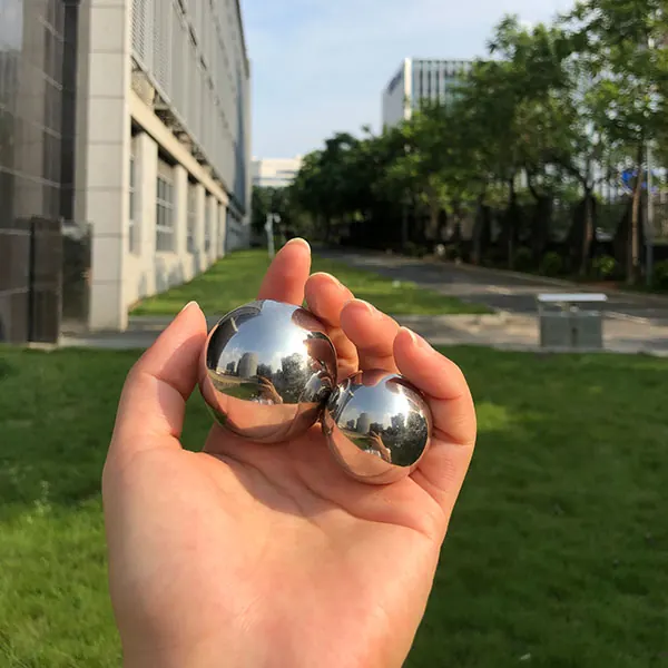 20mm 50mm 80mm 100mm Hollow Mirror Stainless Steel Round Sphere view 2