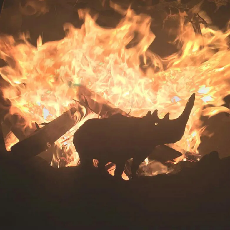 Africa Fire Pit Ball view 2