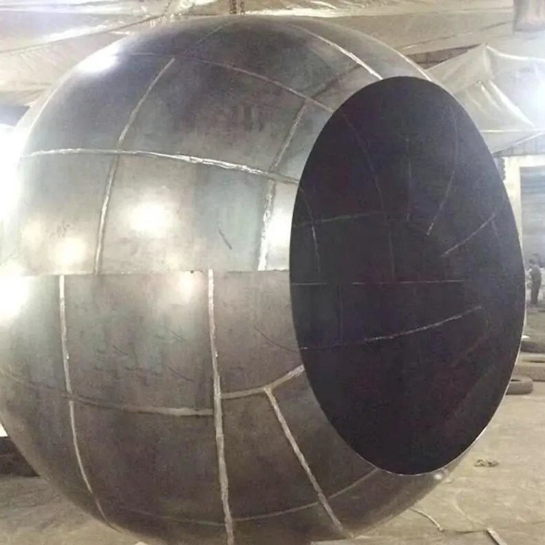 Assembled Large Carbon Steel Sphere view 2