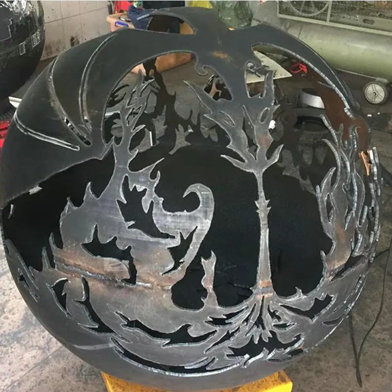 Dragon Fire Pit Sphere view 2