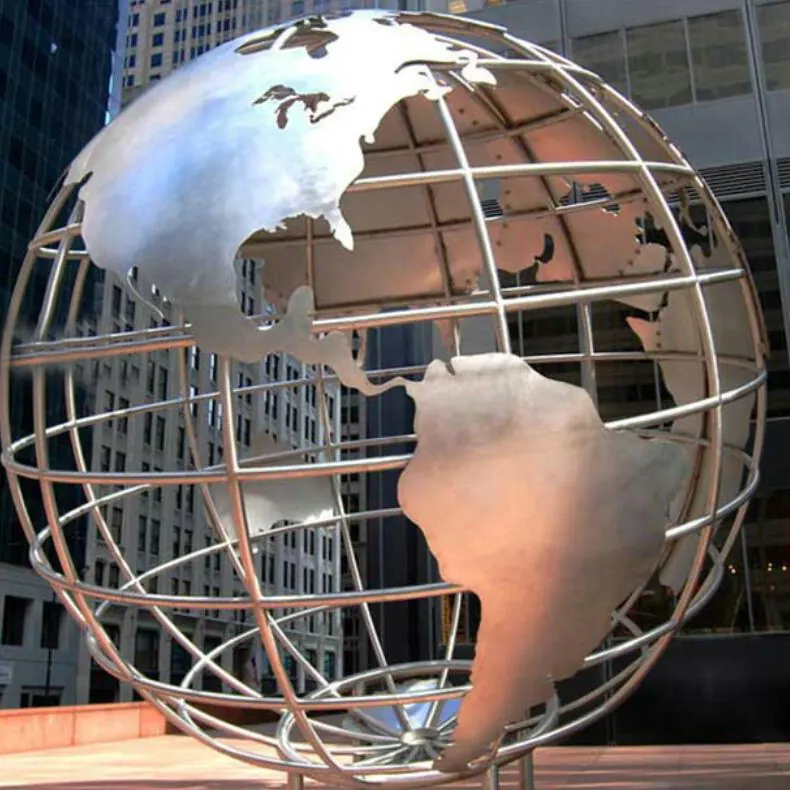 Giant Steel Globes