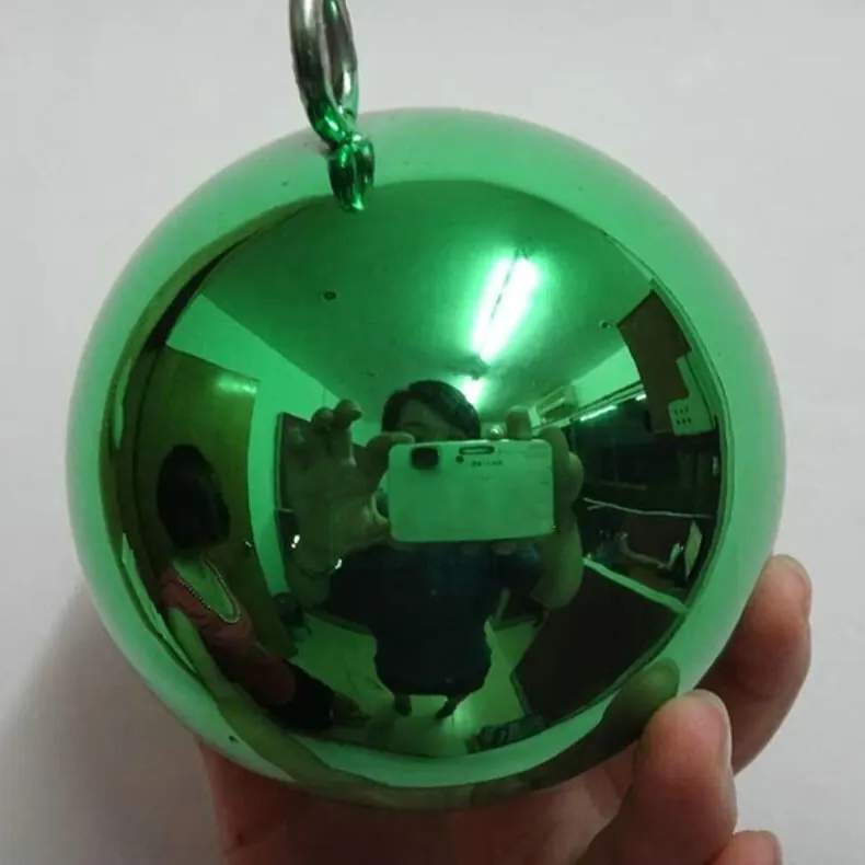 Green Stainless Steel Gazing Ball