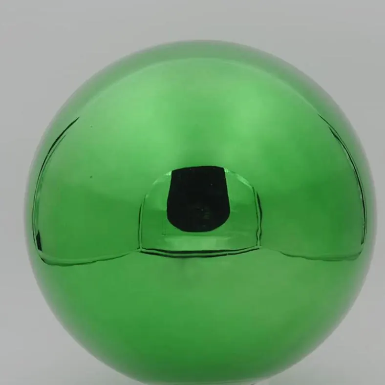 Green Stainless Steel Gazing Ball view 4