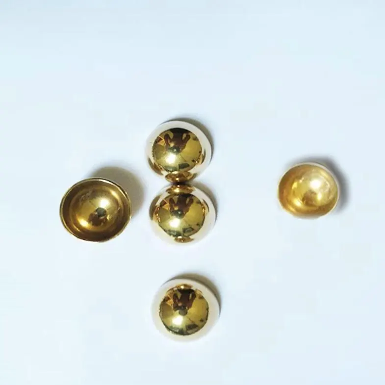 Hollow Brass Half Balls