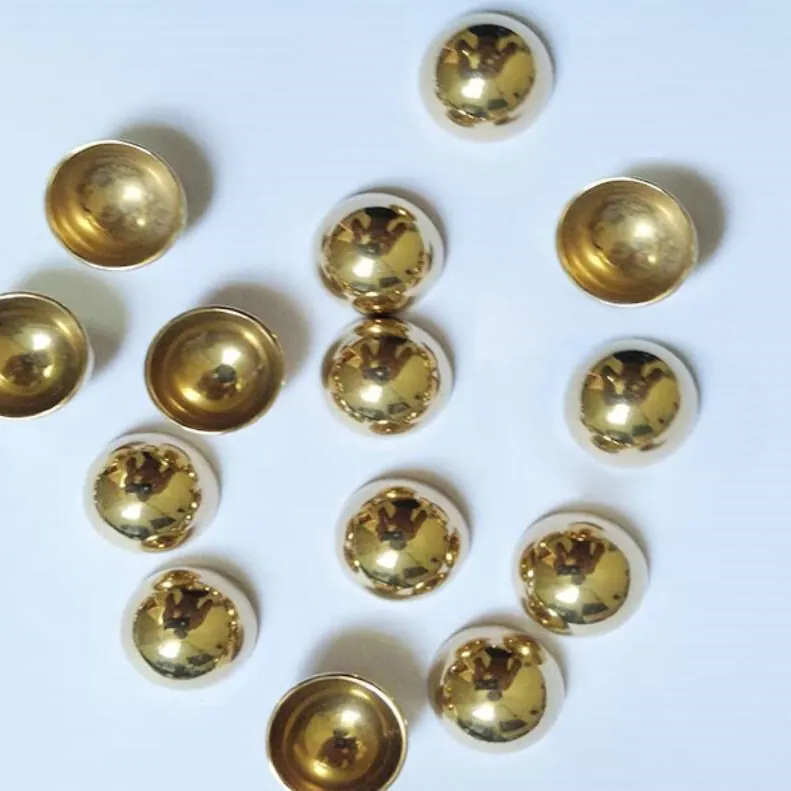 Hollow Brass Half Balls view 2