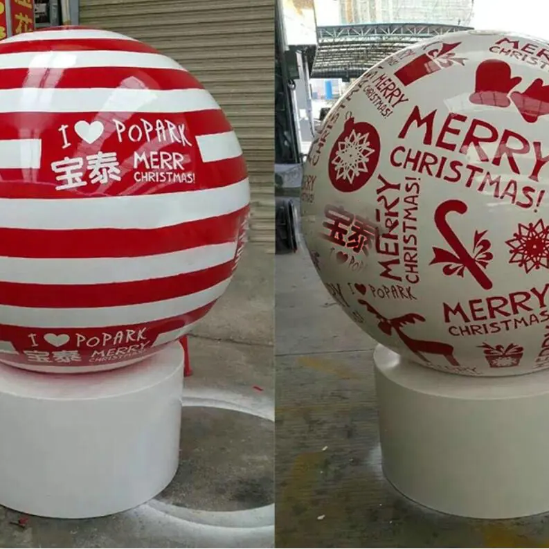 Large Christmas Decorative Steel Spheres view 2