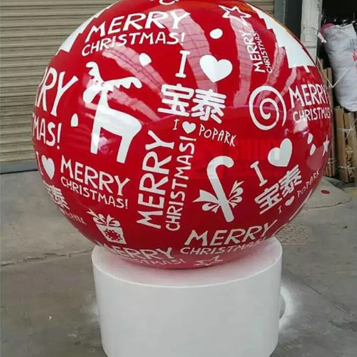 Large Christmas Decorative Steel Spheres view 3