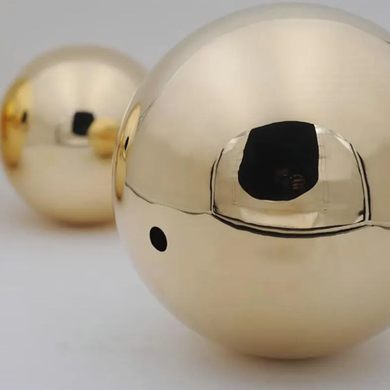 Large Hollow Brass Balls view 2