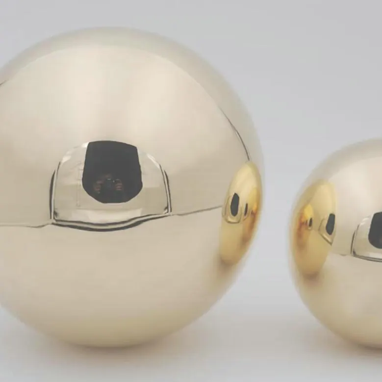 Large Hollow Brass Balls view 3