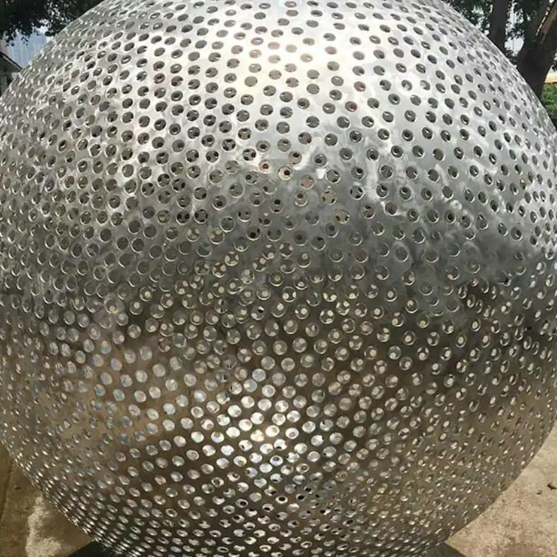 Large Perforated Aluminum Ball view 2
