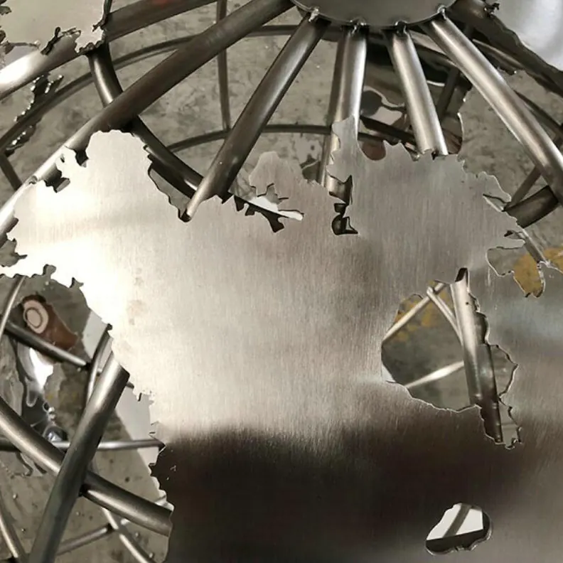 Large Steel Globe view 2
