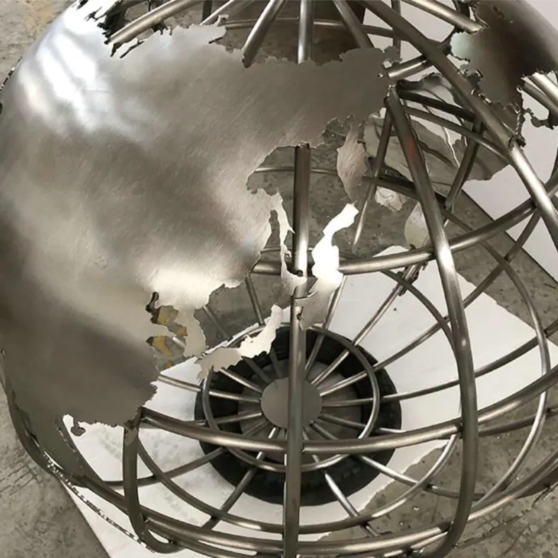 Large Steel Globe view 3