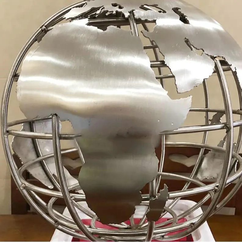 Metal World Globe