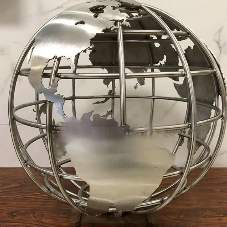 Metal World Globe view 2