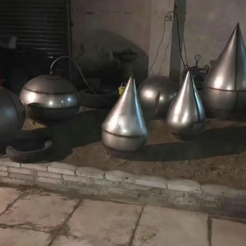 Stainless Steel Tear Drop Sculptures view 3