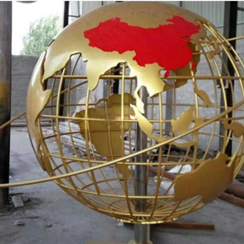 Stainless Steel World Globe