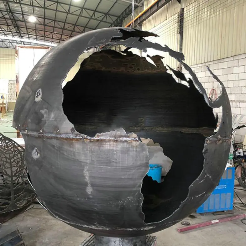Third Rock Fire Pit Globe view 2