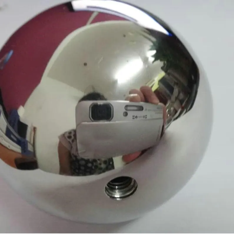 Threaded Hollow Steel Ball with Nut view 2