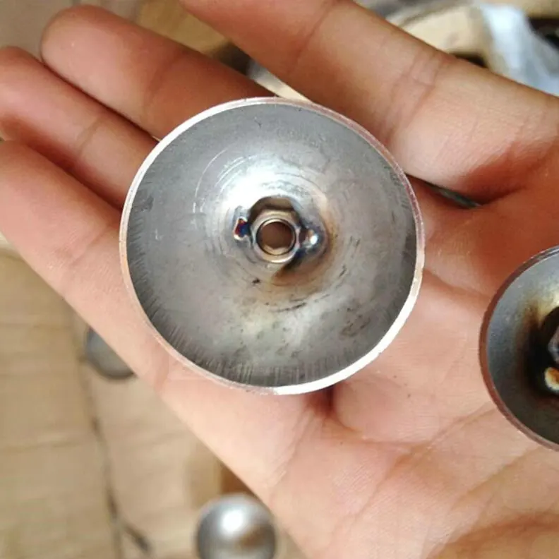 Threaded Hollow Steel Ball with Nut view 3