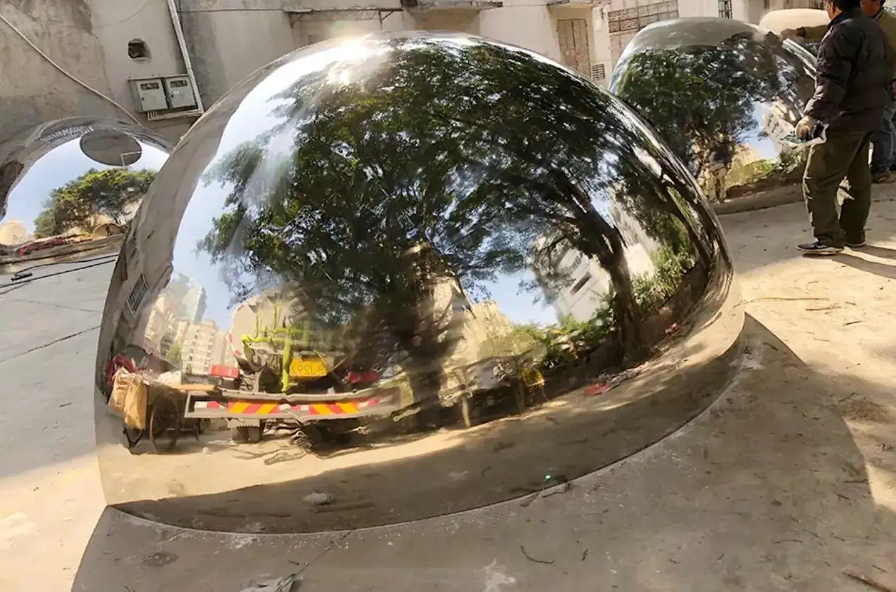 3.6 Meter Large Steel Balls For Santa Fe Opera Theater photograph 6