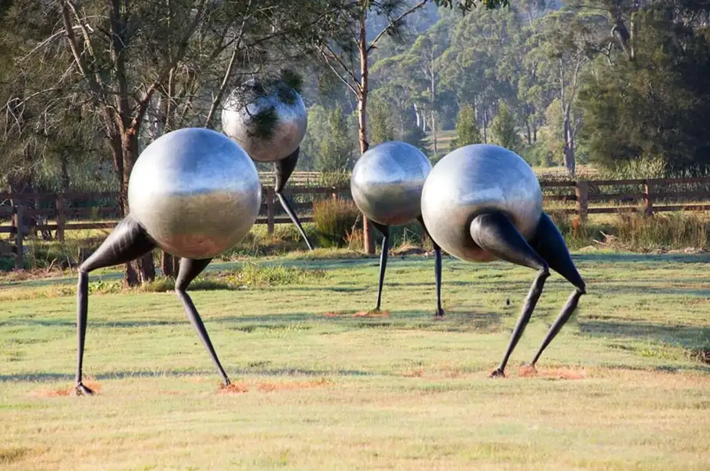 Large Aluminium Spheres Sculpture By The Sea Cottesloe photograph 3