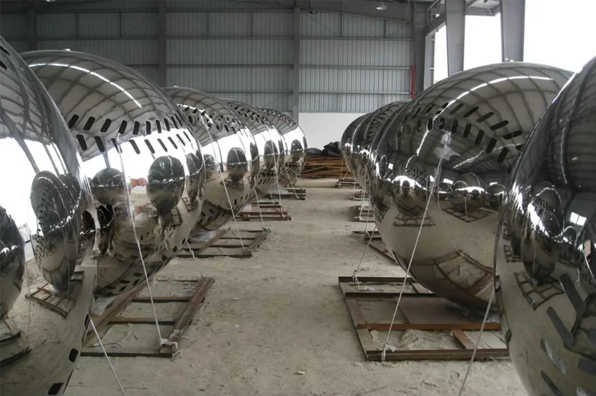 Large Stainless Steel Baseball For Nationals Park photograph 4