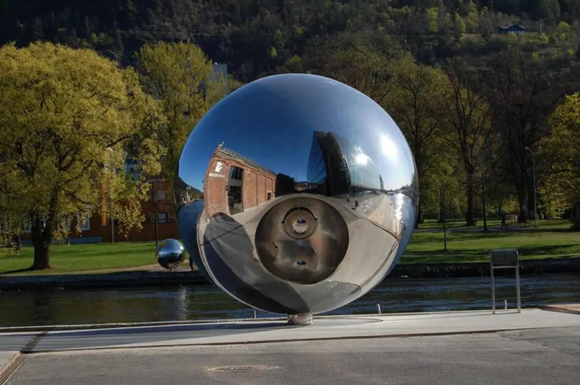 Large Steel Ball In Poland photograph 4