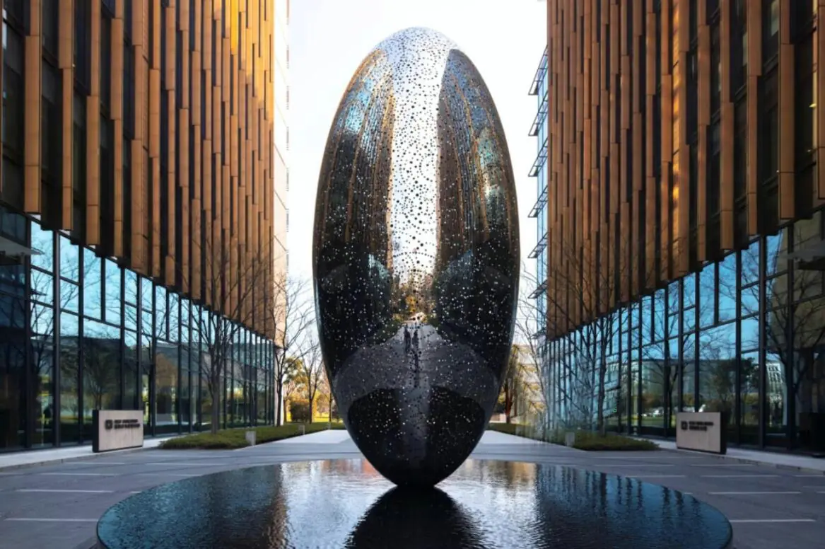Stainless Steel Oval Sphere photograph 3