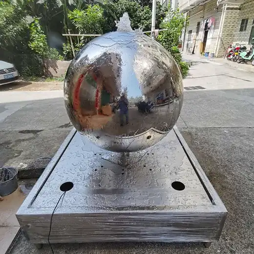 Stainless Steel Spheres Water Features