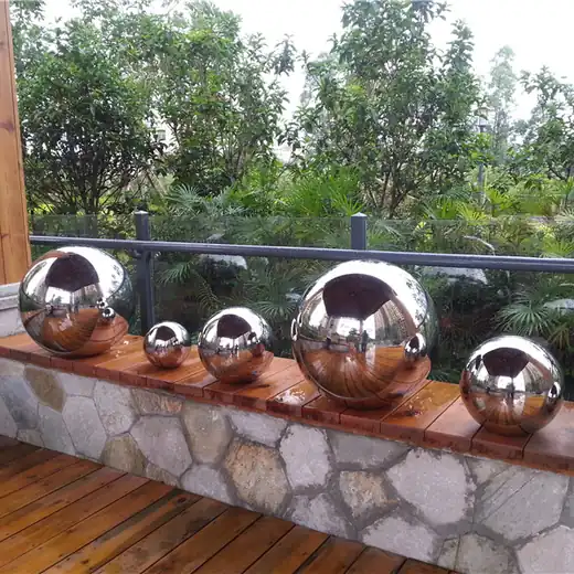 18 Inch Garden Ornament Metal Sphere