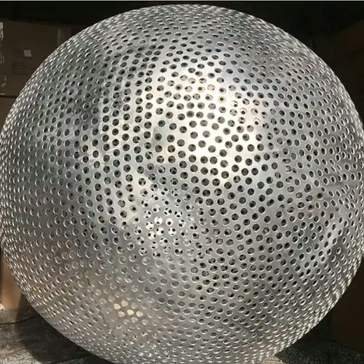 Large Perforated Aluminum Ball