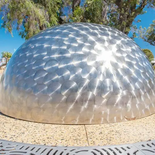 Large Steel Hemispheres
