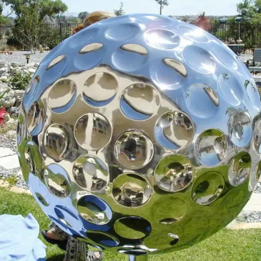 Stainless Steel Golf Ball