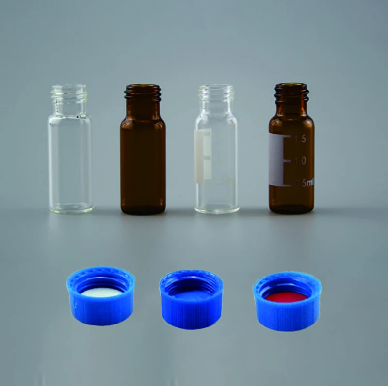9-425 Sample Vial and Cap and Septa for laboratory use