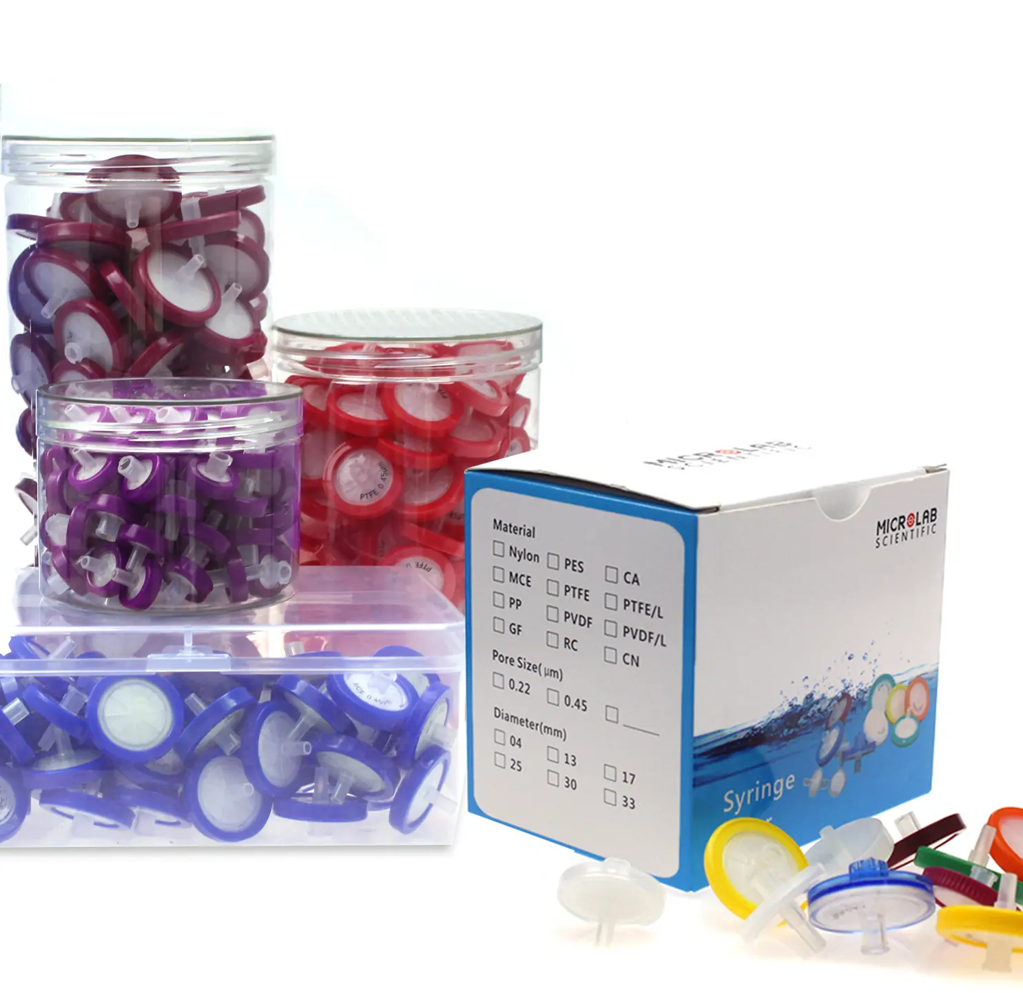 Chromfil Syringe Filter for laboratory use
